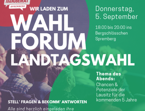 Jugendbeirat lädt am 05.09.2024 zum Wahlforum zur Landtagswahl 2024 ein